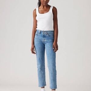 Levi's Light Blue Straight Leg Jeans
